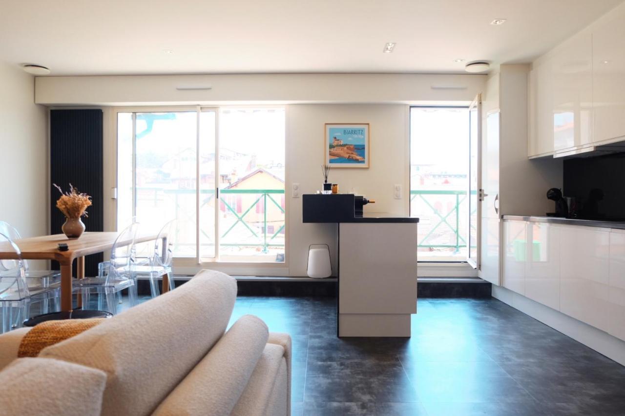 ביאריץ Magnifique Appartement, En Hyper Centre, Avec Terrasse Et Place De Parking מראה חיצוני תמונה