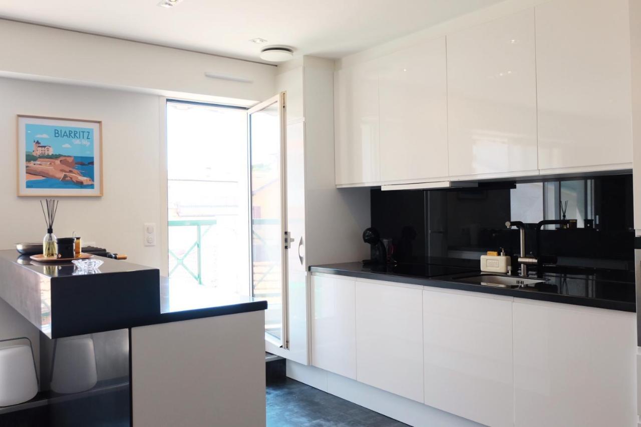 ביאריץ Magnifique Appartement, En Hyper Centre, Avec Terrasse Et Place De Parking מראה חיצוני תמונה